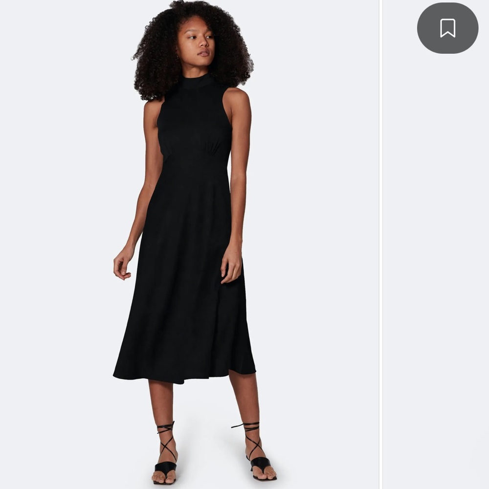 Coralie Satin Midi Dress.
